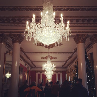 I want to live somewhere that is only illuminated by Waterford crystal chandeliers.